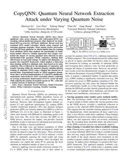 CopyQNN: Quantum Neural Network Extraction Attack under Varying Quantum Noise