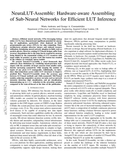 NeuraLUT-Assemble: Hardware-aware Assembling of Sub-Neural Networks for Efficient LUT Inference