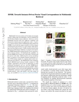 IDMR: Towards Instance-Driven Precise Visual Correspondence in Multimodal Retrieval