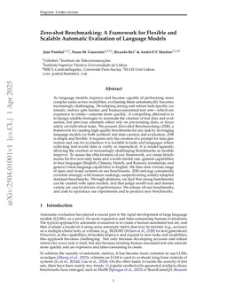 Zero-shot Benchmarking: A Framework for Flexible and Scalable Automatic Evaluation of Language Models