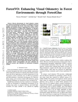ForestVO: Enhancing Visual Odometry in Forest Environments through ForestGlue