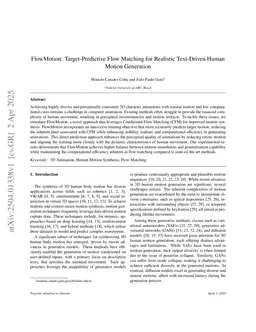 FlowMotion: Target-Predictive Conditional Flow Matching for Jitter-Reduced Text-Driven Human Motion Generation