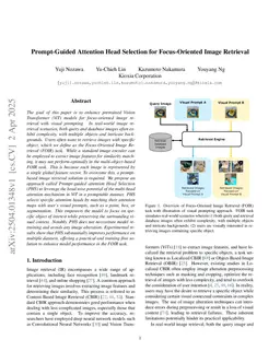 Prompt-Guided Attention Head Selection for Focus-Oriented Image Retrieval