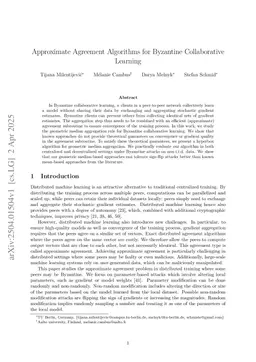 Approximate Agreement Algorithms for Byzantine Collaborative Learning