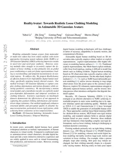 RealityAvatar: Towards Realistic Loose Clothing Modeling in Animatable 3D Gaussian Avatars