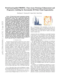 ProtoGuard-guided PROPEL: Class-Aware Prototype Enhancement and Progressive Labeling for Incremental 3D Point Cloud Segmentation