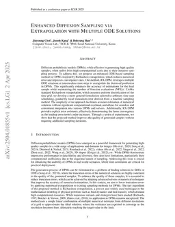 Enhanced Diffusion Sampling via Extrapolation with Multiple ODE Solutions