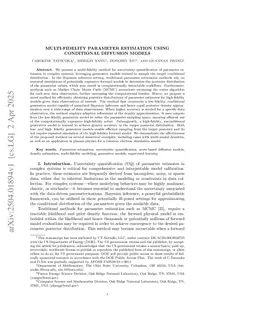 Multi-fidelity Parameter Estimation Using Conditional Diffusion Models