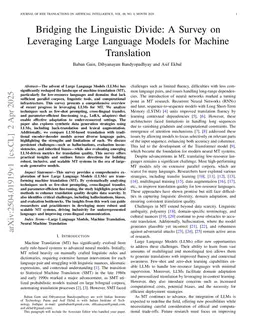 Bridging the Linguistic Divide: A Survey on Leveraging Large Language Models for Machine Translation