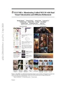 ILLUME+: Illuminating Unified MLLM with Dual Visual Tokenization and Diffusion Refinement