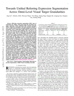 Towards Unified Referring Expression Segmentation Across Omni-Level Visual Target Granularities