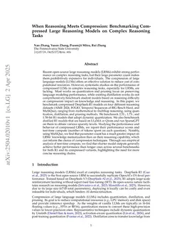 When Reasoning Meets Compression: Understanding the Effects of LLMs Compression on Large Reasoning Models