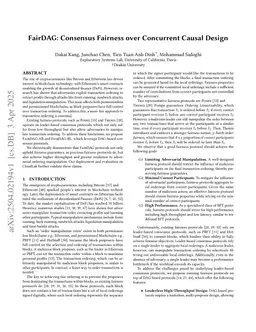 FairDAG: Consensus Fairness over Multi-Proposer Causal Design