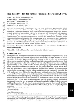 Tree-based Models for Vertical Federated Learning: A Survey