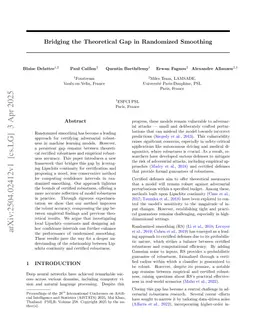 Bridging the Theoretical Gap in Randomized Smoothing