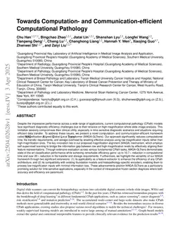 Towards Computation- and Communication-efficient Computational Pathology