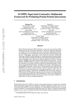 SCMPPI: Supervised Contrastive Multimodal Framework for Predicting Protein-Protein Interactions