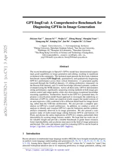 GPT-ImgEval: A Comprehensive Benchmark for Diagnosing GPT4o in Image Generation