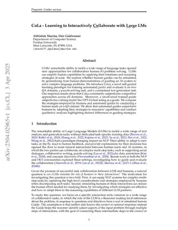 CoLa: Learning to Interactively Collaborate with Large Language Models