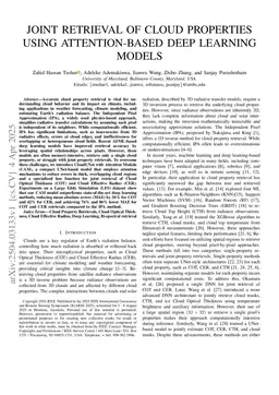 Joint Retrieval of Cloud properties using Attention-based Deep Learning Models