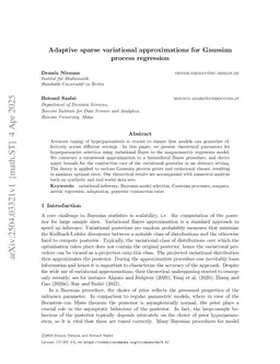 Adaptive sparse variational approximations for Gaussian process regression