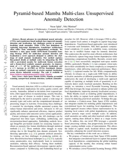 Pyramid-based Mamba Multi-class Unsupervised Anomaly Detection
