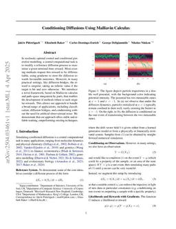 Conditioning Diffusions Using Malliavin Calculus