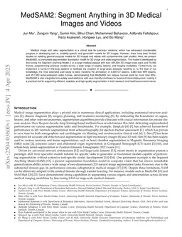 MedSAM2: Segment Anything in 3D Medical Images and Videos