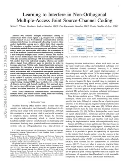 Learning to Interfere in Non-Orthogonal Multiple-Access Joint Source-Channel Coding