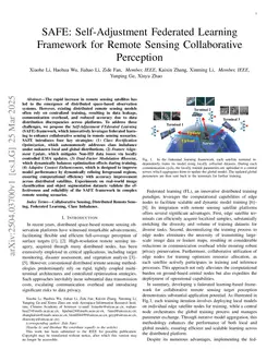 SAFE: Self-Adjustment Federated Learning Framework for Remote Sensing Collaborative Perception