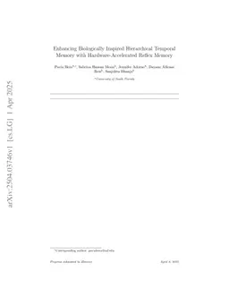 Enhancing Biologically Inspired Hierarchical Temporal Memory with Hardware-Accelerated Reflex Memory