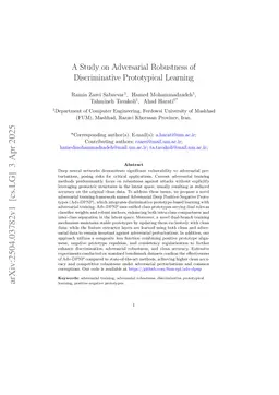 Deep Positive-Negative Prototypes for Adversarially Robust Discriminative Prototypical Learning