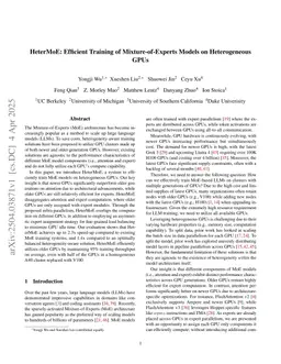 HeterMoE: Efficient Training of Mixture-of-Experts Models on Heterogeneous GPUs