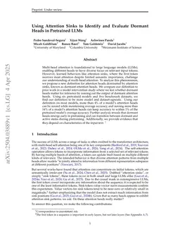 Identifying and Evaluating Inactive Heads in Pretrained LLMs
