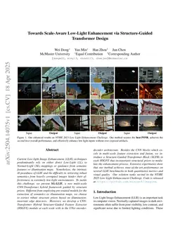 Towards Scale-Aware Low-Light Enhancement via Structure-Guided Transformer Design
