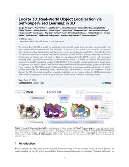 Locate 3D: Real-World Object Localization via Self-Supervised Learning in 3D