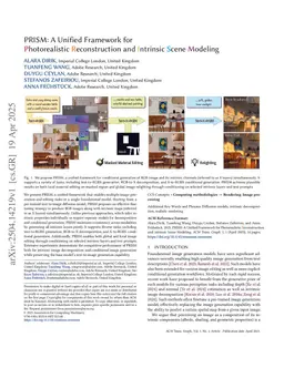 PRISM: A Unified Framework for Photorealistic Reconstruction and Intrinsic Scene Modeling