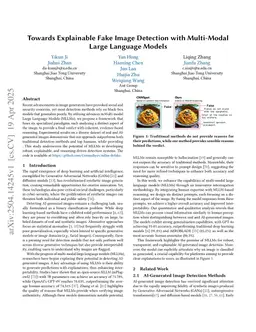 Towards Explainable Fake Image Detection with Multi-Modal Large Language Models