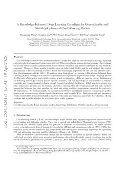 A Knowledge-Informed Deep Learning Paradigm for Generalizable and Stability-Optimized Car-Following Models