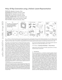 HoLa: B-Rep Generation using a Holistic Latent Representation