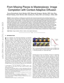 From Missing Pieces to Masterpieces: Image Completion with Context-Adaptive Diffusion