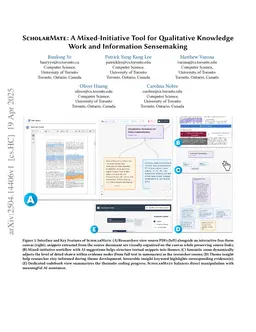 ScholarMate: A Mixed-Initiative Tool for Qualitative Knowledge Work and Information Sensemaking