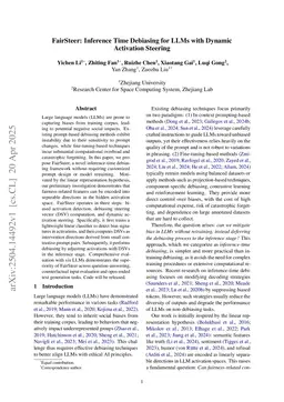 FairSteer: Inference Time Debiasing for LLMs with Dynamic Activation Steering