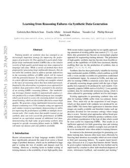 Learning from Reasoning Failures via Synthetic Data Generation