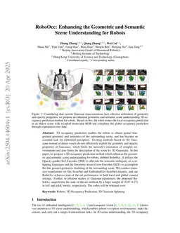 RoboOcc: Enhancing the Geometric and Semantic Scene Understanding for Robots