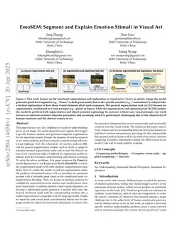 EmoSEM: Segment and Explain Emotion Stimuli in Visual Art