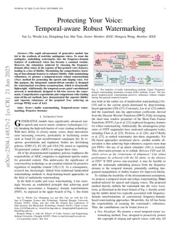 Protecting Your Voice: Temporal-aware Robust Watermarking