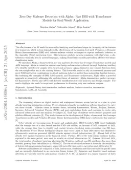 Zero Day Malware Detection with Alpha: Fast DBI with Transformer Models for Real World Application