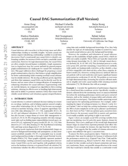 Causal DAG Summarization (Full Version)