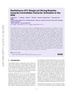 RealisDance-DiT: Simple yet Strong Baseline towards Controllable Character Animation in the Wild